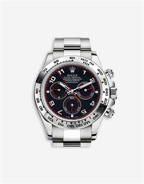 daytona oro bianco con cobtatori rossi|rolex daytona sito ufficiale.